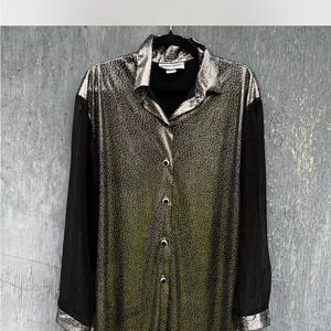 Black and Silver Patterned Fabric